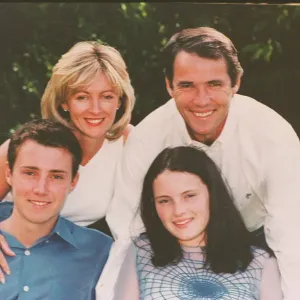 Alan Hansen Print - A 1999 family photo Alan Hansen Print - A 1999 family photo