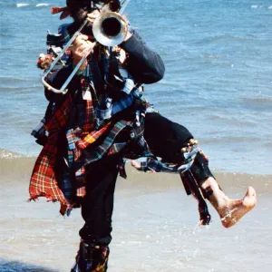 Alan Laing of Flag Crackers Folk Group gets into the splash of things during Redcar Folk Alan Laing of Flag Crackers Folk Group gets into the splash of things during Redcar Folk
