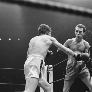Alan Minter vs Kevin Finnegan, British middleweight title fight at The Royal Albert Hall Alan Minter vs Kevin Finnegan, British middleweight title fight at The Royal Albert Hall