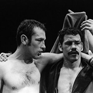 Alan Minter vs Rudy Robles February 1979 Boxing Alan Minter Britains European