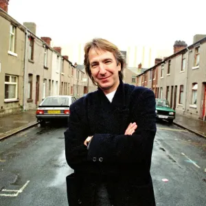 Alan Rickman, Actor, pictured on the streets of Barrow In Furness where he is due to play Alan Rickman, Actor, pictured on the streets of Barrow In Furness where he is due to play