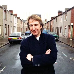 Alan Rickman, Actor, pictured on the streets of Barrow In Furness where he is due to play Alan Rickman, Actor, pictured on the streets of Barrow In Furness where he is due to play