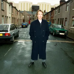 Alan Rickman, Actor, pictured on the streets of Barrow In Furness where he is due to play Alan Rickman, Actor, pictured on the streets of Barrow In Furness where he is due to play