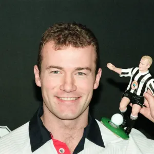 Alan Shearer with Soccer Superheroes Figure Print, 1997 Alan Shearer with Soccer Superheroes Figure Print, 1997