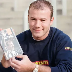 Alan Shearer launches his new video Simply Shearer at Newcastle United Alan Shearer launches his new video Simply Shearer at Newcastle United