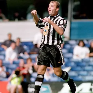Alan Shearer scores a goal against Brimingham July 1997 The final score of the pre