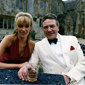 Albert Finney Actor with Sarah Berger in the BBC Production of "The Green Man"
