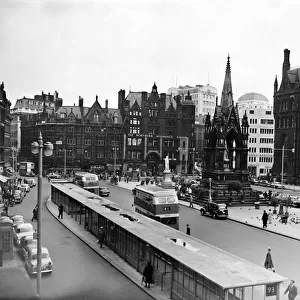 Albert Square, Manchester. 22nd September 1958