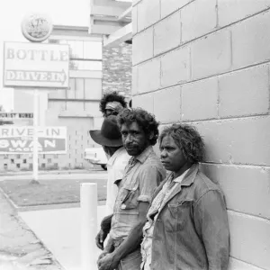 Aboriginal Alcoholism in Alice Springs Print 1976 Aboriginal Alcoholism in Alice Springs Print 1976
