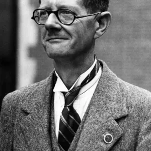 El alcalde Hamblet Bertie Warner Cresswell. Primer Alcalde Mayor de Coventry. Circa 1952