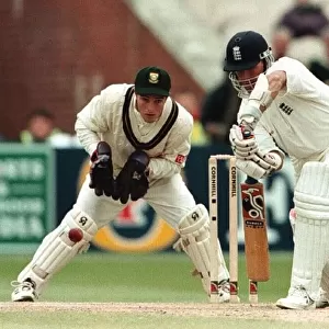 Alec Stewart England cricket captain July 1998 At the wicket during the third test