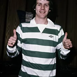 Alfie Conn of Celtic FC. March 1977