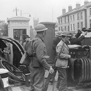 Alfieri. Home Guard and Ambulance services at work during Invasion Exercises, Kingston