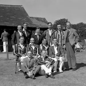 Alfieri (jnr). Cricket. Esher v SA Blocks X1. 1180. September 9th 1933 Alfieri (jnr). Cricket. Esher v SA Blocks X1. 1180. September 9th 1933