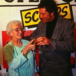 Alice Smith with Tom Jones 1987