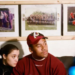Jonah Lomu and Tanya Rutter Print 21st November 1995 Jonah Lomu and Tanya Rutter Print 21st November 1995