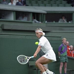 All England Lawn Tennis Championships at Wimbledon. Ladies Singles Martina
