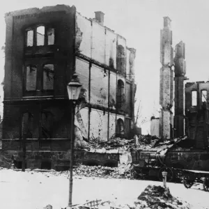 All the remain remains of the Barracks at Soldan following the Russian retreat All the remain remains of the Barracks at Soldan following the Russian retreat