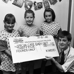 All our own work... three charity minded girls from Lepton have raised £ All our own work... three charity minded girls from Lepton have raised £