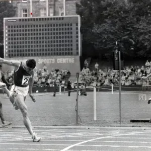 Allan Wells 1982 sport athletics action beating Cameron Sharp Allan Wells 1982 sport athletics action beating Cameron Sharp
