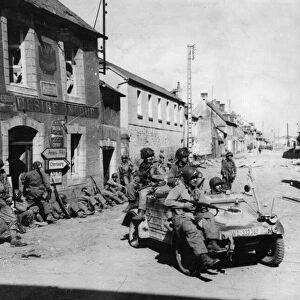 Allied forces in Northern France following the invasion of Normandy in the Second World