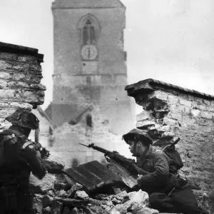 Allied Invasion of Normandy, Northern France following the D-Day landings on 6th June Allied Invasion of Normandy, Northern France following the D-Day landings on 6th June