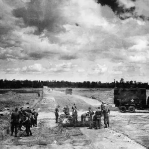 Allied troops proceed inland into Northern France on the mission to liberate France