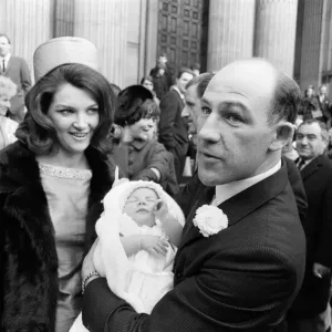 Print of Allison Moss's christening at St Pauls Cathedral Print of Allison Moss's christening at St Pauls Cathedral