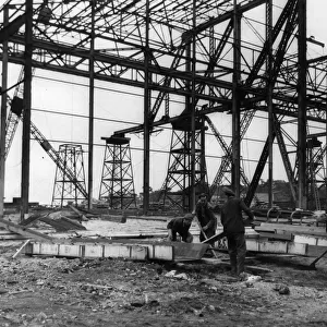 Allright and Wilson Chemical Factory, under construction on Kirkby Trading Estate, Kirkby