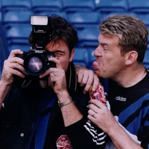 Rangers Footballers Turn the Camera on Photographers Print