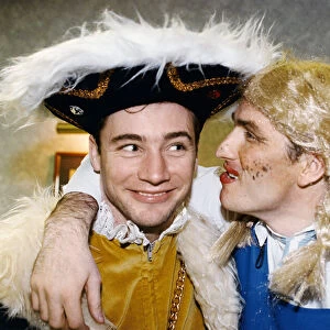 Ally McCoist and Ian Ferguson dressed up for the their Christmas party