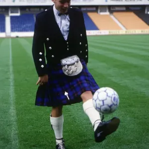 Ally McCoist Launches Rangers Tartan Print 1989