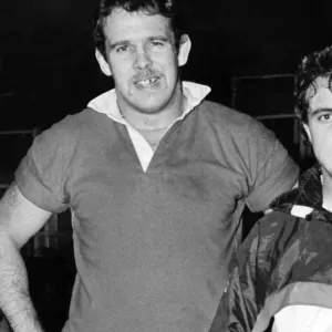 Alun Davies, Llanelli RFC Print 20th November 1984 Alun Davies, Llanelli RFC Print 20th November 1984