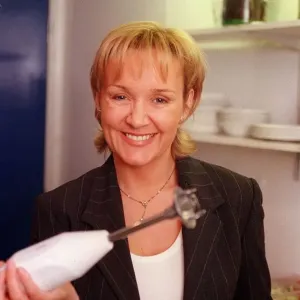Amanda Reddington Actress March 1998 is pictured holding a Bamix swiss made hand Amanda Reddington Actress March 1998 is pictured holding a Bamix swiss made hand