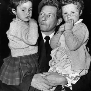 Danny Kaye with Polio Sufferers, Walpole Hall Print, 1965 Danny Kaye with Polio Sufferers, Walpole Hall Print, 1965