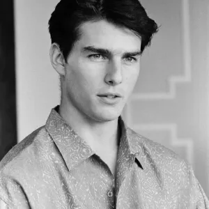 American actor Tom Cruise answers questions during an interview in his hotel suite on a