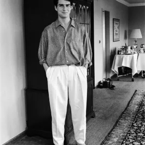Tom Cruise in Hotel Suite Print, June 1986