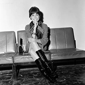 American actress Mary Tyler Moore, pictured at Heathrow