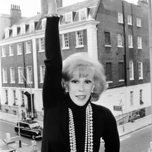 American Comedian Joan Rivers in a London hotel, 1st March 1984
