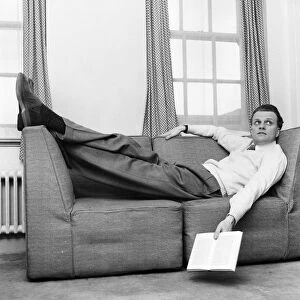 American evangelist Billy Graham relaxing at his London as his three month London crusade