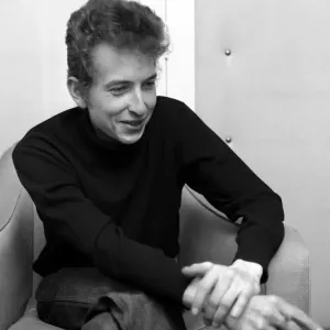 American Folk Singer Bob Dylan Print May 1964