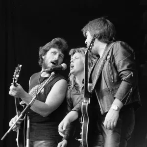 Suzi Quatro Live at Reading Festival 1983 Print