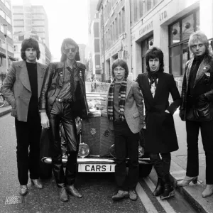 American group The Cars. Left to right Elliot Easton, Rick Ocasek, Greg Harkes American group The Cars. Left to right Elliot Easton, Rick Ocasek, Greg Harkes