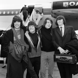 American group The Lovin Spoonful arrive at London airport from New York American group The Lovin Spoonful arrive at London airport from New York