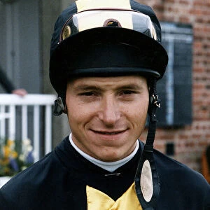 American jockey Steve Cauthen. 2nd November 1995