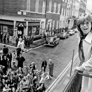 Print of David Cassidy at Radio Luxembourg, 23rd May 1974 Print of David Cassidy at Radio Luxembourg, 23rd May 1974