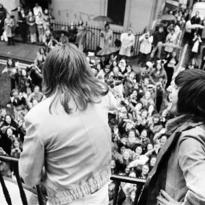 American pop idol David Cassidy arrived through the back door of Radio Luxembourg while