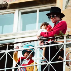 Michael Jackson with Bela Farkas Print