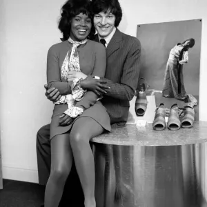 Print of P.P. Arnold with Jim Morrison, October 1968