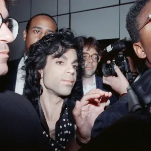 American pop star Prince arrives at Heathrow Airport in London ahead of his concerts American pop star Prince arrives at Heathrow Airport in London ahead of his concerts